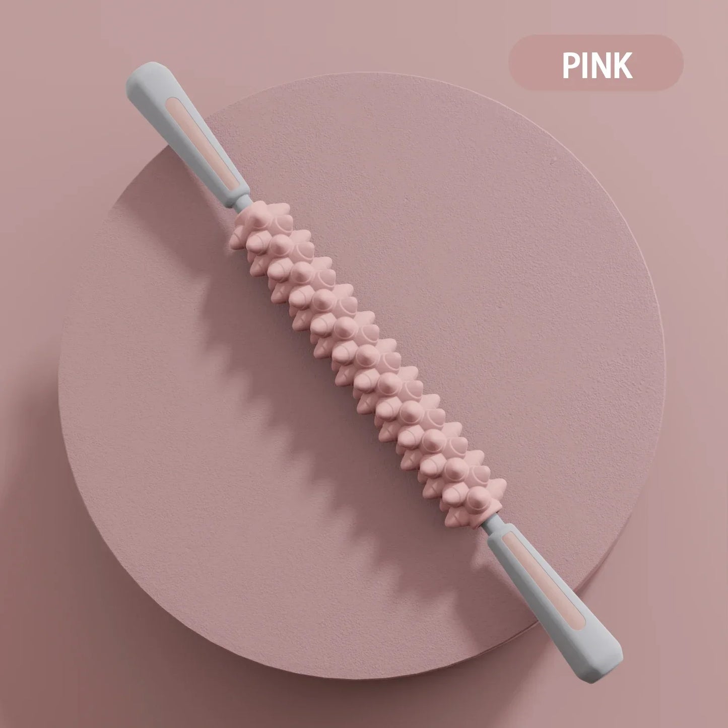 Massage Stick Yoga Fitness Wolf Teeth Muscles Massage Stick Calves Thighs Quadriceps Arm Forearm Relaxation Artifact Roller 48cm