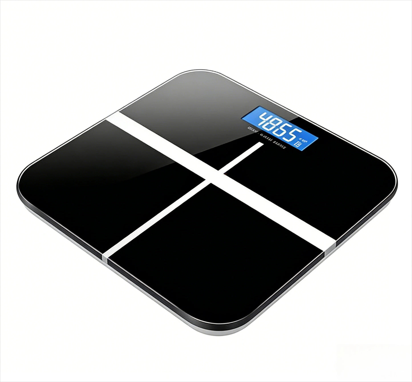 High Capacity Body Weight Scale (400 lb / 180kg), Extra Wide Platform with LCD Display & USB Rechargeable