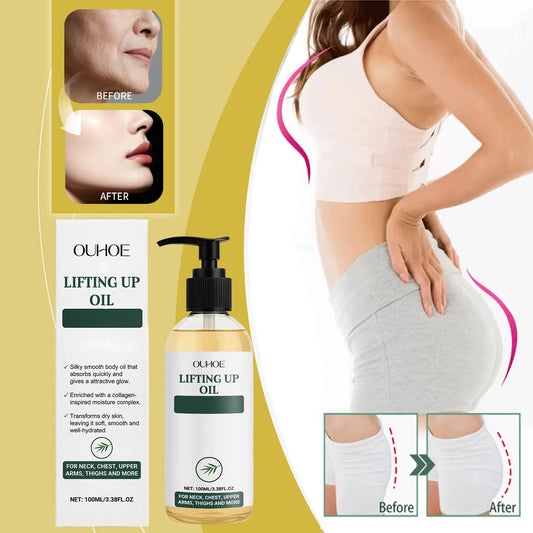 Ouhoe 100ml Collagen Lifting Body Essential Oil Firming Massage Body Sculpting Tighten Chest Hips Beauty Body Care Essential Oil