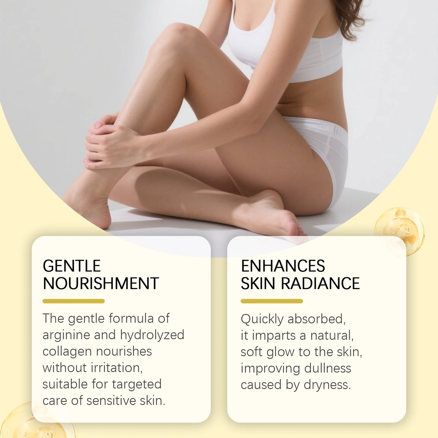 Ouhoe 100ml Collagen Lifting Body Essential Oil Firming Massage Body Sculpting Tighten Chest Hips Beauty Body Care Essential Oil