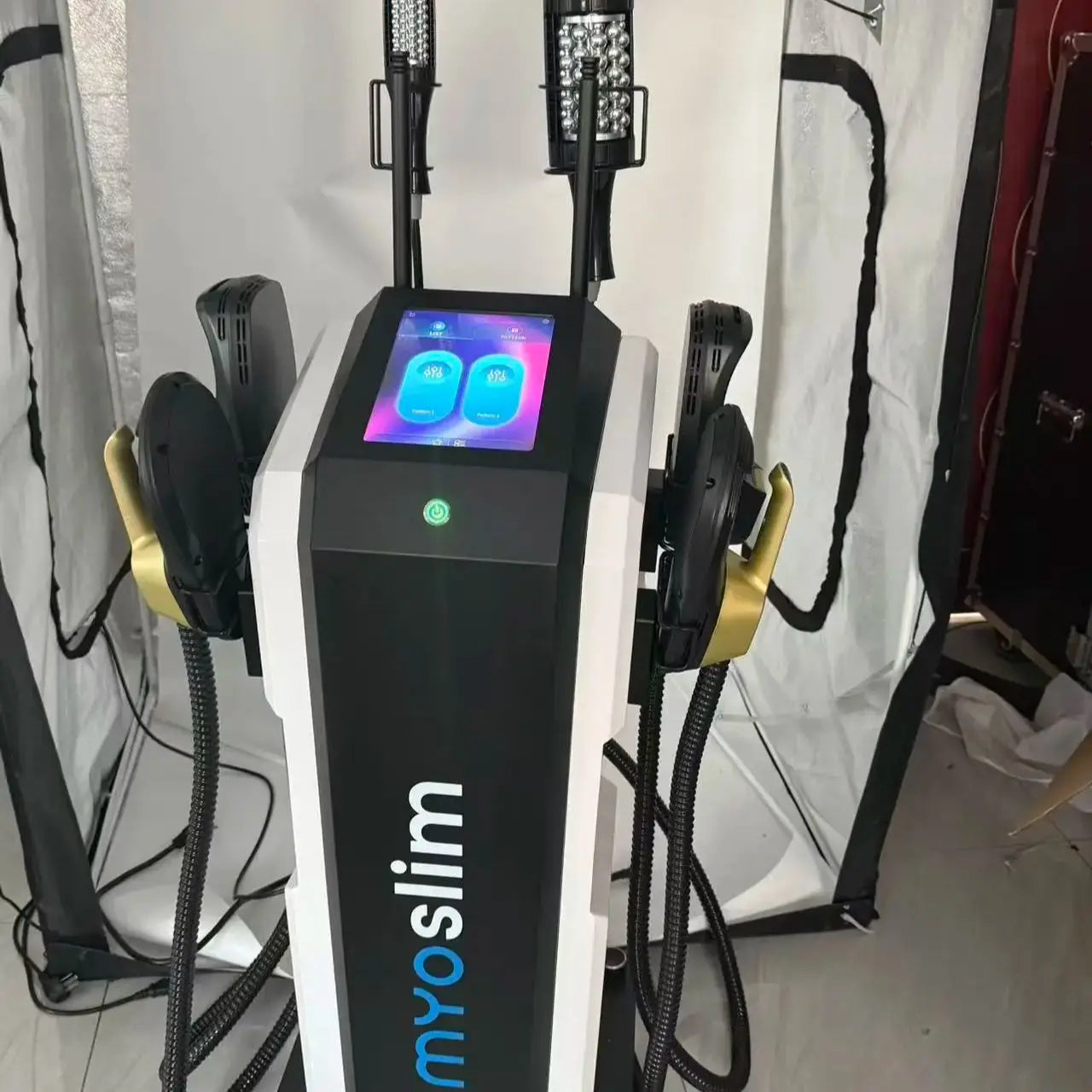 6500W MYOslim Sculpting Butt Lift Machine 2 in 1 Body Sculpt Machine RF Roller Muscle Stimulator Body Shaping Massage Equipment