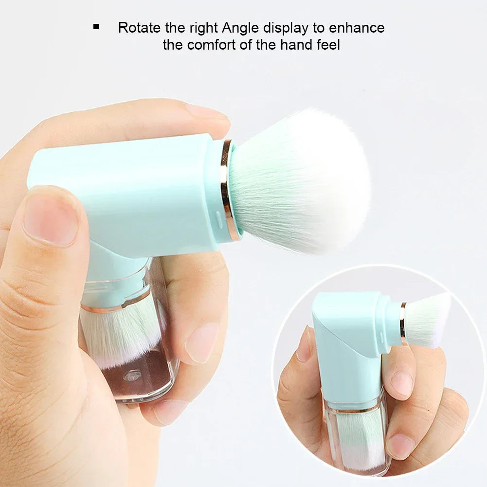 2 In 1 Telescopic Makeup Brush Portable Travel Makeup Brushes Set Eyeshadow Loose Powder Mini Makeup Brush Beauty Tools