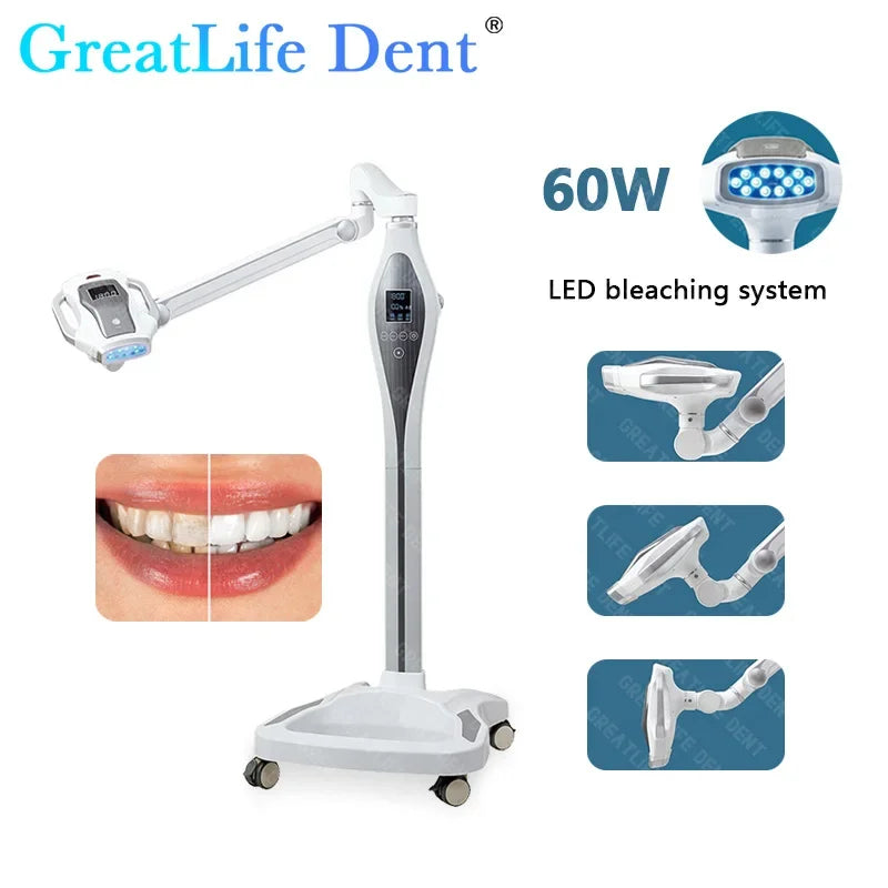 GreatLife Dent Professional Teeth Whitening Machine Cold Light Instrument Led Bleaching System Dental Lamp Dentistry Tools