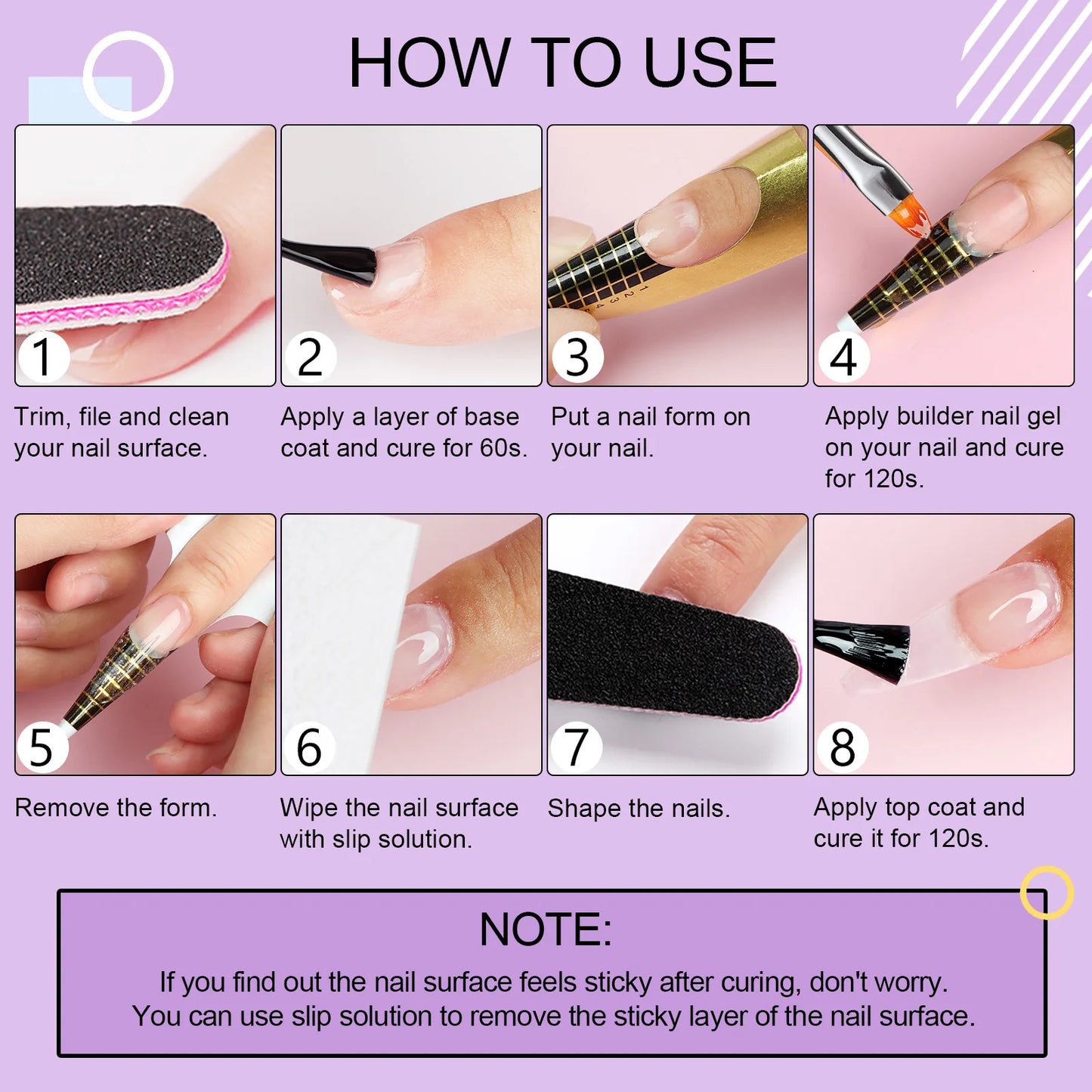 Saviland 100g Builder Nail Gel Clear Nude Pink Nail Extension Gel Multifunctional Nails Art Gel Polish Soak Off UV for Salon DIY