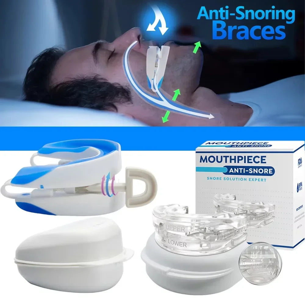 Hign-concerned Anti Snore Mouth Guard With Storage Box