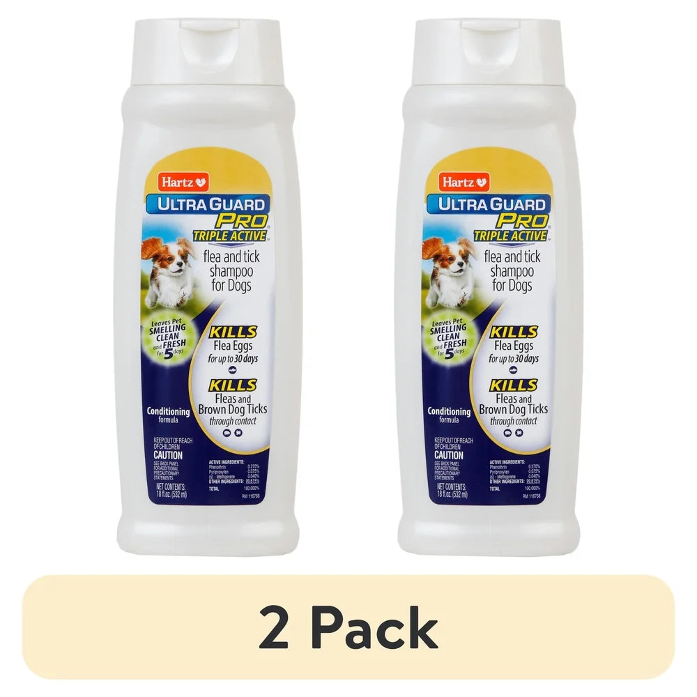XMSJ UltraGuard Pro Flea Tick Shampoo For Dogs 2 Pack