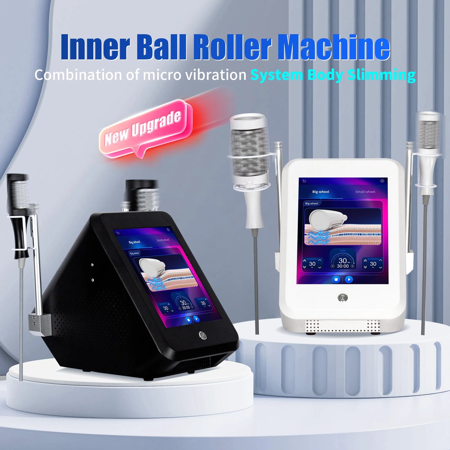 Hi-emt Neo RF Body Sculpt Machine Vacuum Inner Ball Roller Inner Ball Roller Machine 360 Degree Rolling Cellulite