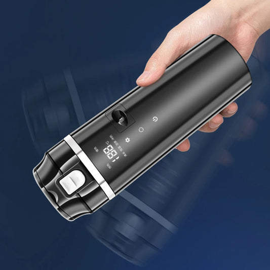 APWIKOGER 12V 24V Car Heated Coffee Mug Warmer With LCD