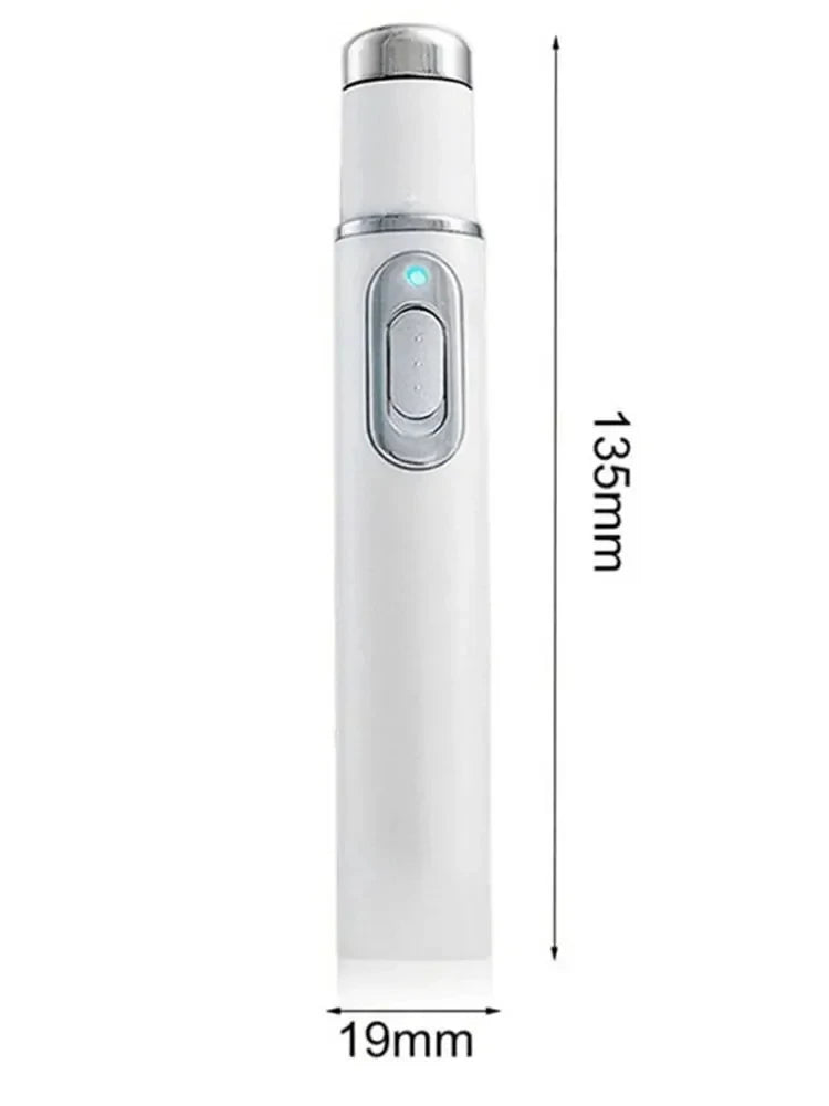 Vibrating Eye Massager with Blue Light - For Appearance of Reduced Puffiness, Brighter Look & Smoother Skin