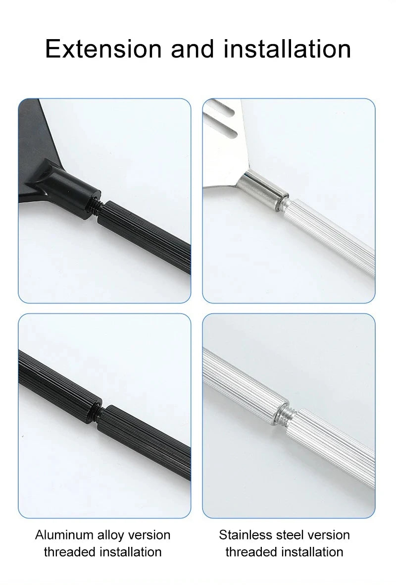 Aquarium Algae Remover Aluminum Alloy Stainless Steel Scraper Blade Fish Tank Glass Water Plant Grass Cleaning Tools Accessories