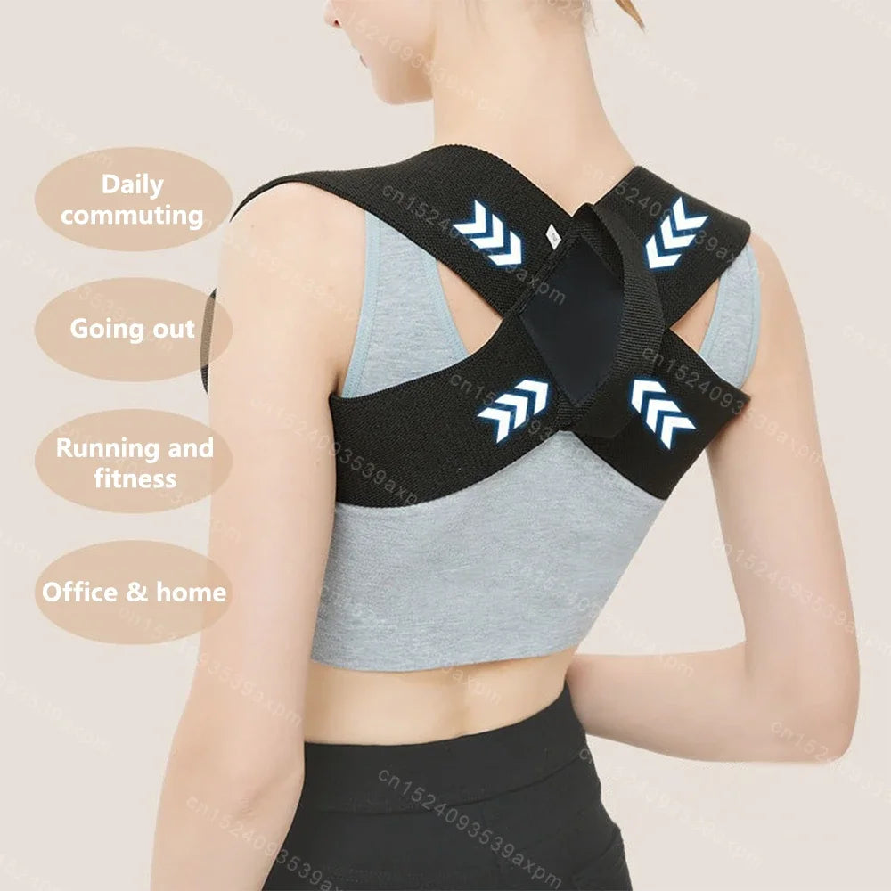 Zoechic Adjustable Back Posture Corrector Belt Unisex Support