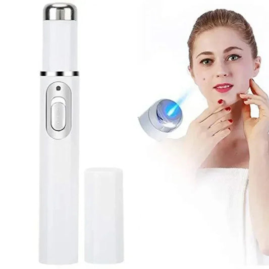 Vibrating Eye Massager with Blue Light - For Appearance of Reduced Puffiness, Brighter Look & Smoother Skin