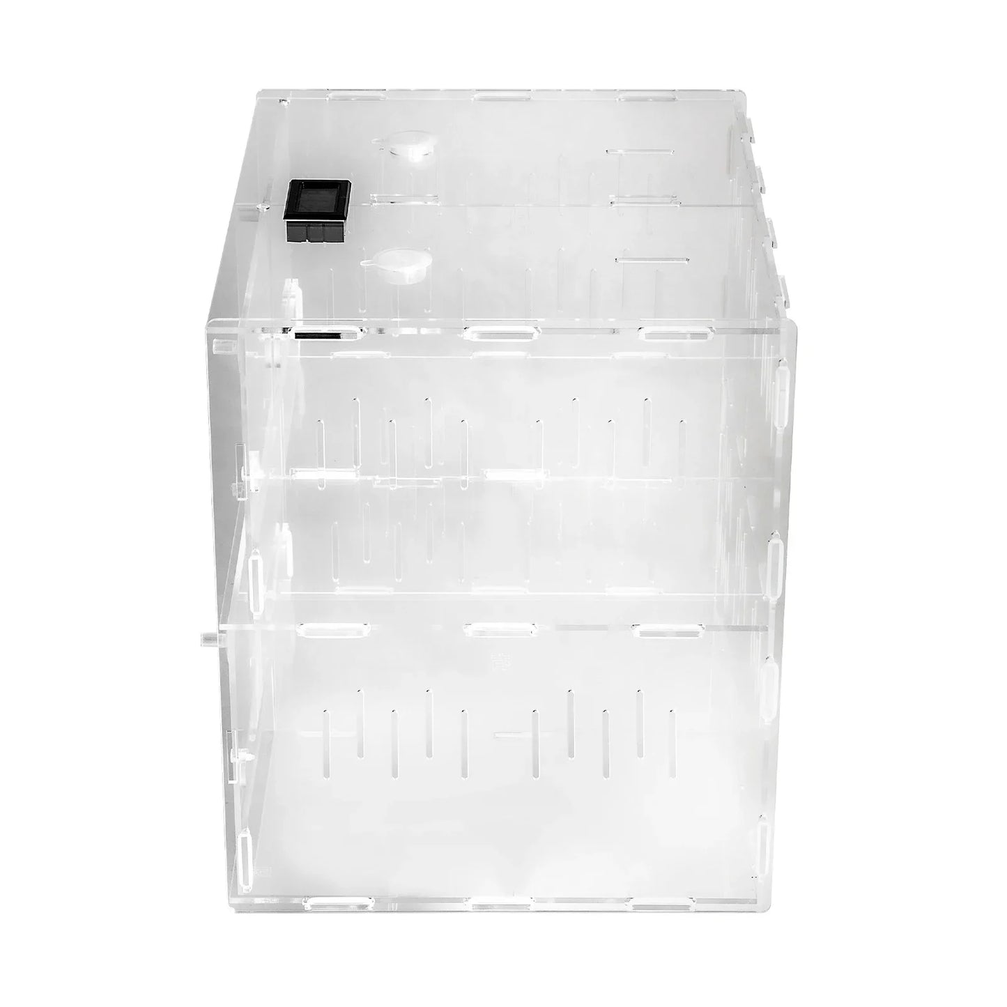 Acrylic 4 Grids Reptile Cage Large Tank Cage Enclosure Box Tarantula Insects, Tank Climbing Spider Snake Pet Box