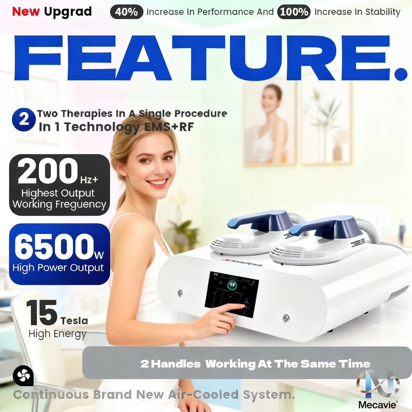 2025 NEW EMS RF Profession Body Beauty Equipment Weight Loss Butt Lift Body Muscle Tightening Machine Fat Burning