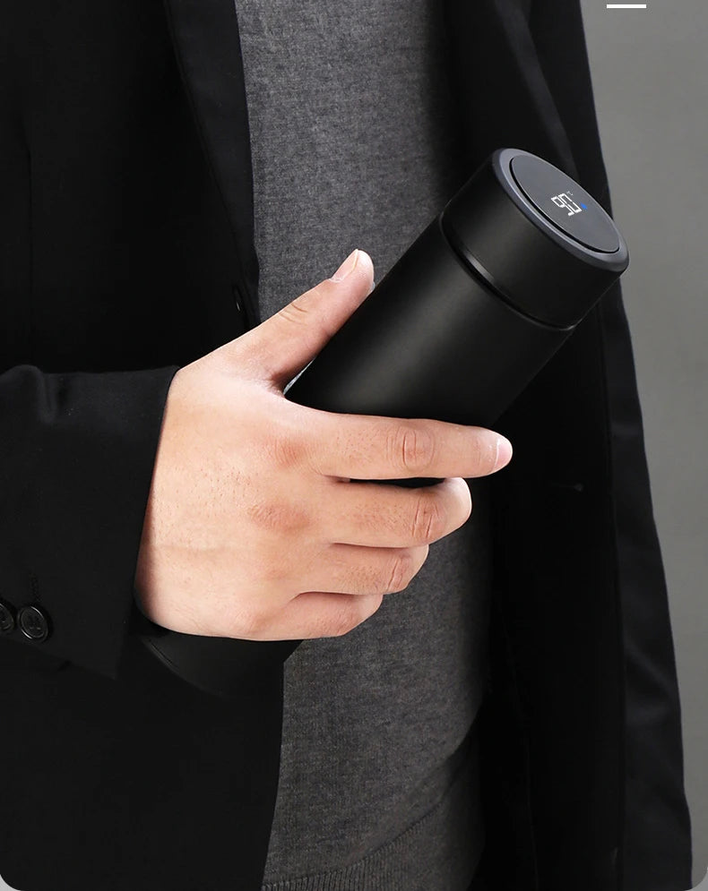 Smart Digital Water Bottle With Temperature Display Stainless Steel Thermos