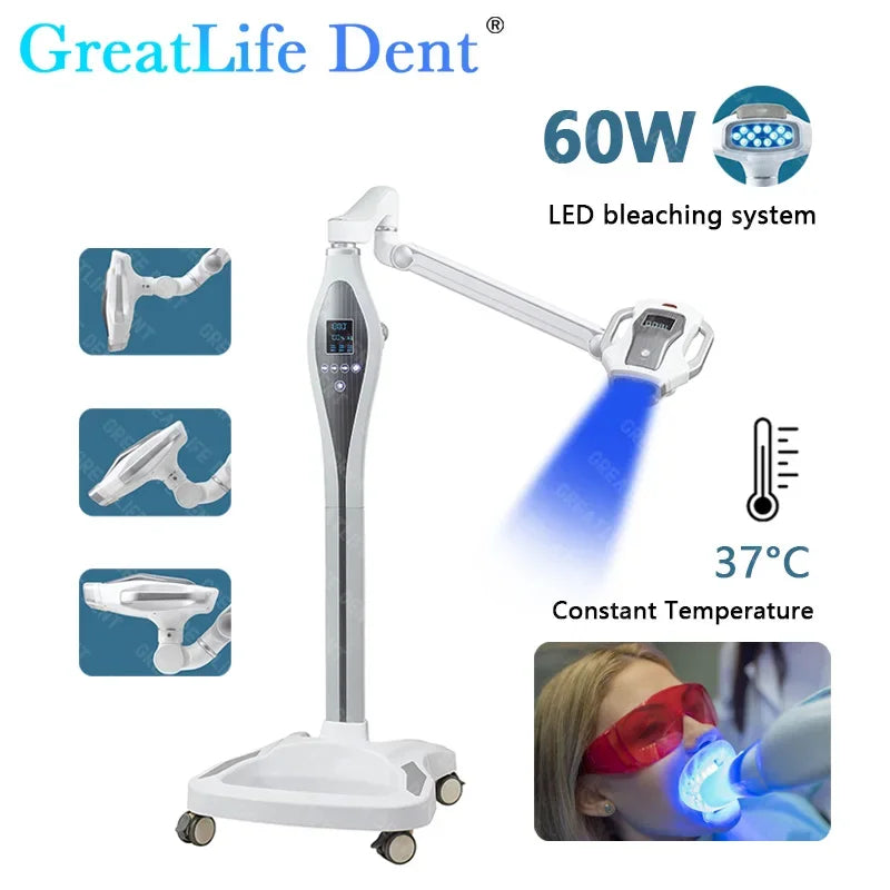 GreatLife Dent Professional Teeth Whitening Machine Cold Light Instrument Led Bleaching System Dental Lamp Dentistry Tools