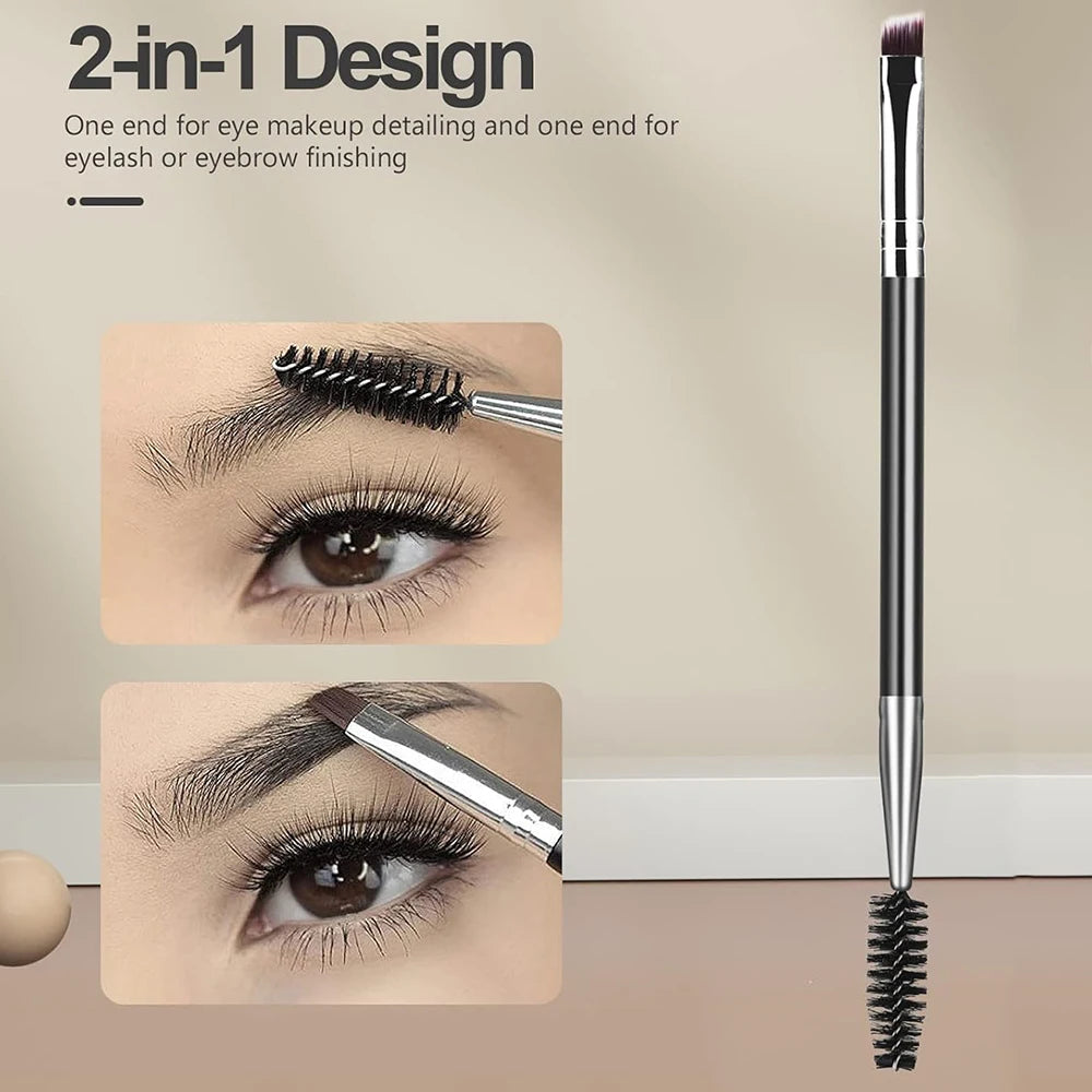 Comb 3/5PCS Eyebrow Brush Set Eyelash Lash Separator Tool Professional Eye Makeup Tools With Eyebrow Trimmer Scissor For Woman