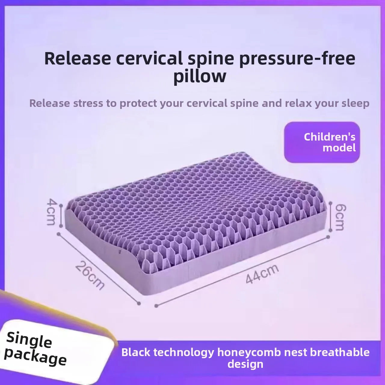Pectin Pillow Memory TPE Neck Support Orthopedic Cushion