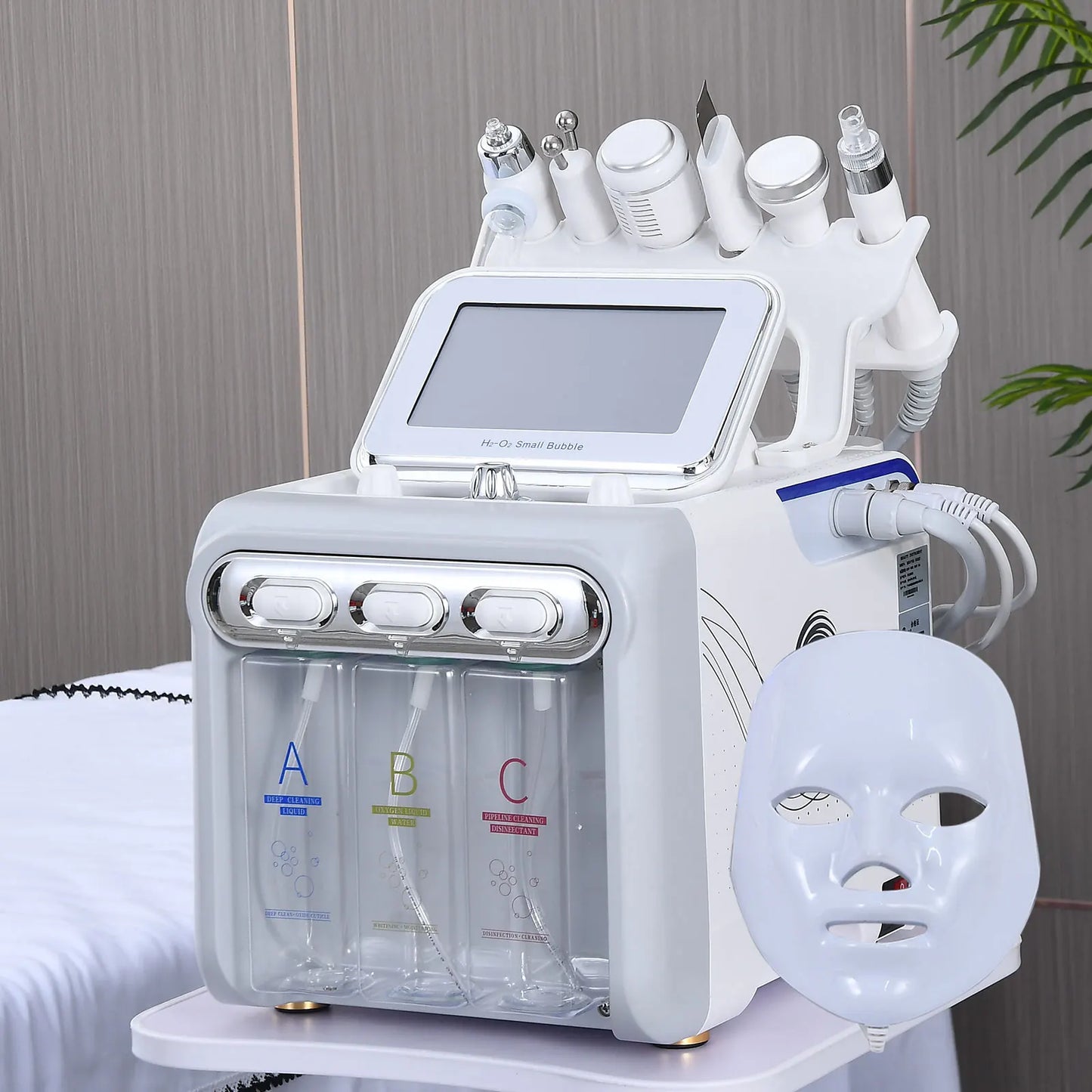 7 in 1 H2O2 Beauty Skin Cleansing Hydrofacial Machine Facial Machine Water Aqua Peeling for Home Use