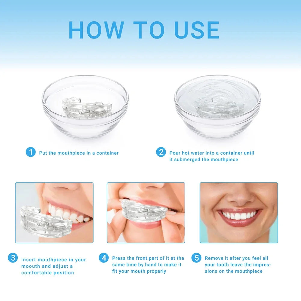 Hign-concerned Anti Snore Mouth Guard With Storage Box