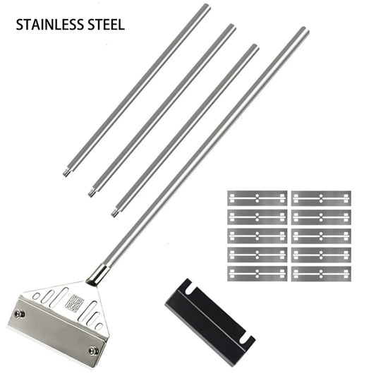 Aquarium Algae Remover Aluminum Alloy Stainless Steel Scraper Blade Fish Tank Glass Water Plant Grass Cleaning Tools Accessories