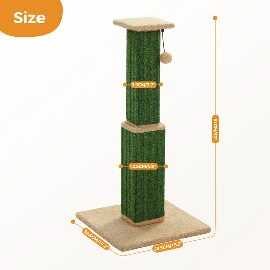 PAWZ Road Indoor Cat Scratching Post With Sisal Ball Toy