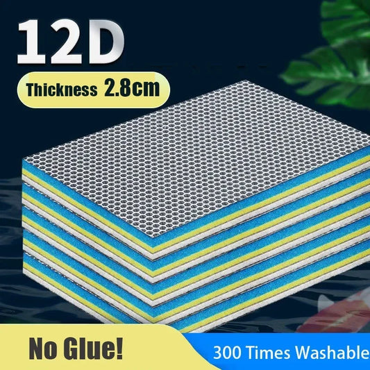 12D 8D Aquarium Filter Bio Sponge Fish Tank Filter Media No Glue Foam Cotton Skimmer Aquarium Accessories Water Filtration