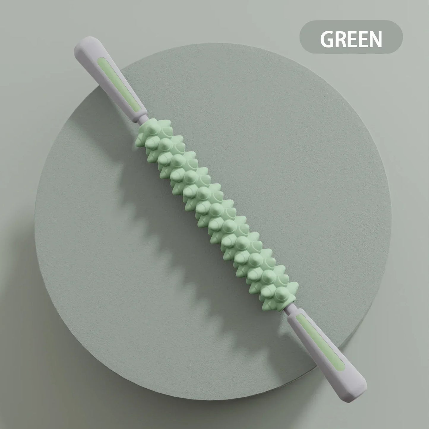 Massage Stick Yoga Fitness Wolf Teeth Muscles Massage Stick Calves Thighs Quadriceps Arm Forearm Relaxation Artifact Roller 48cm