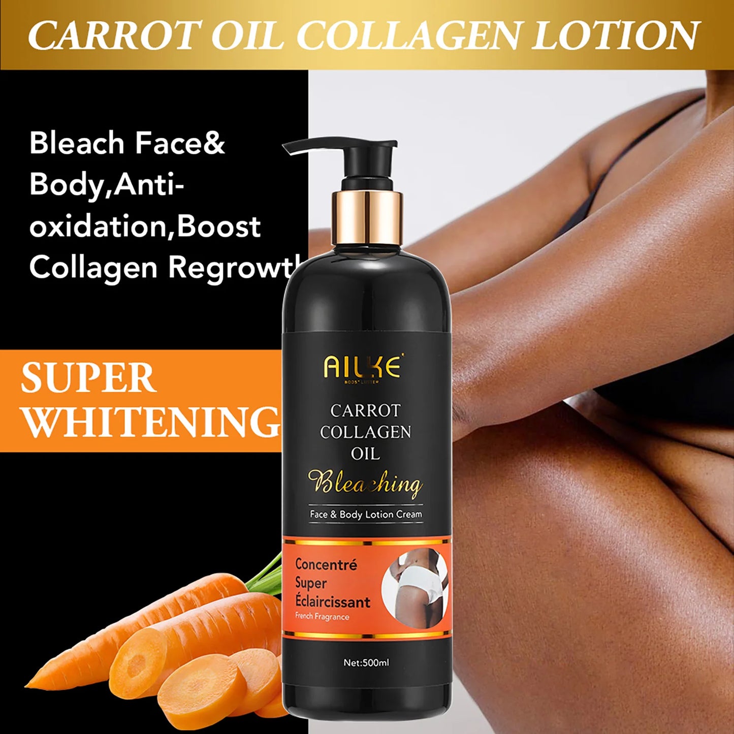 AILKE Collagen Women Skin Care Set, Moisturizing, Whitening, Youther, Remove Freckle, Dark and Black Spots, Skin Lightening Kit