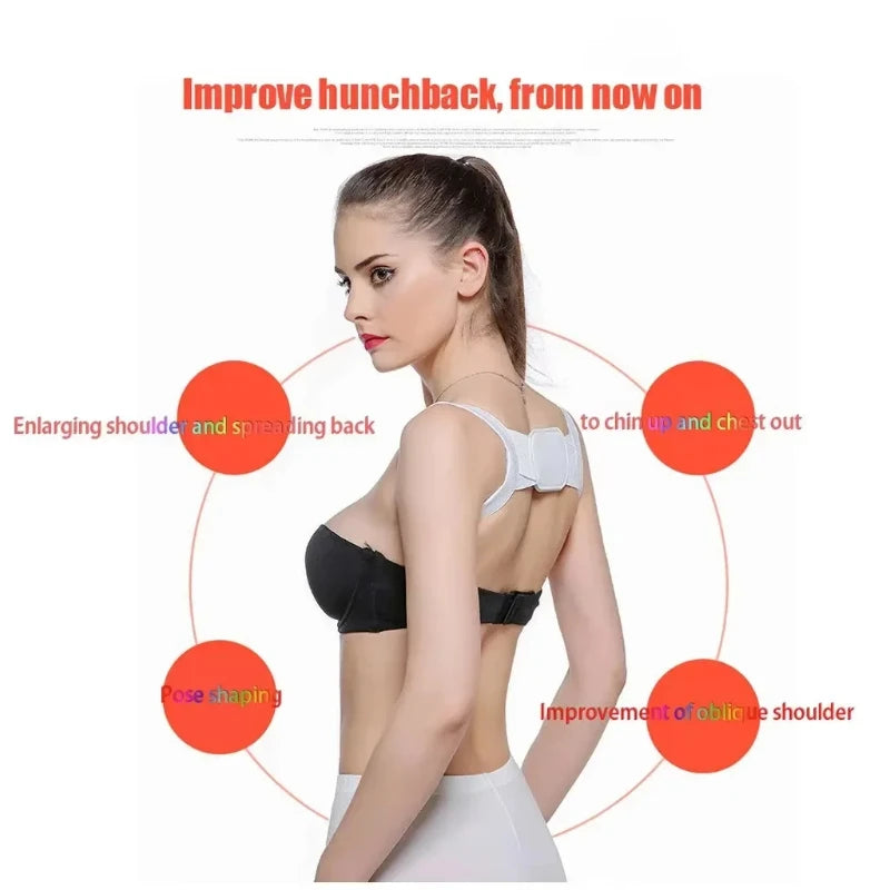 Hign-concerned Adjustable Posture Corrector Back Support Belt For Men Women