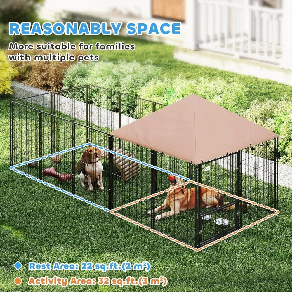 Sturdy Outdoor Dog Kennel For Large Breeds Weatherproof