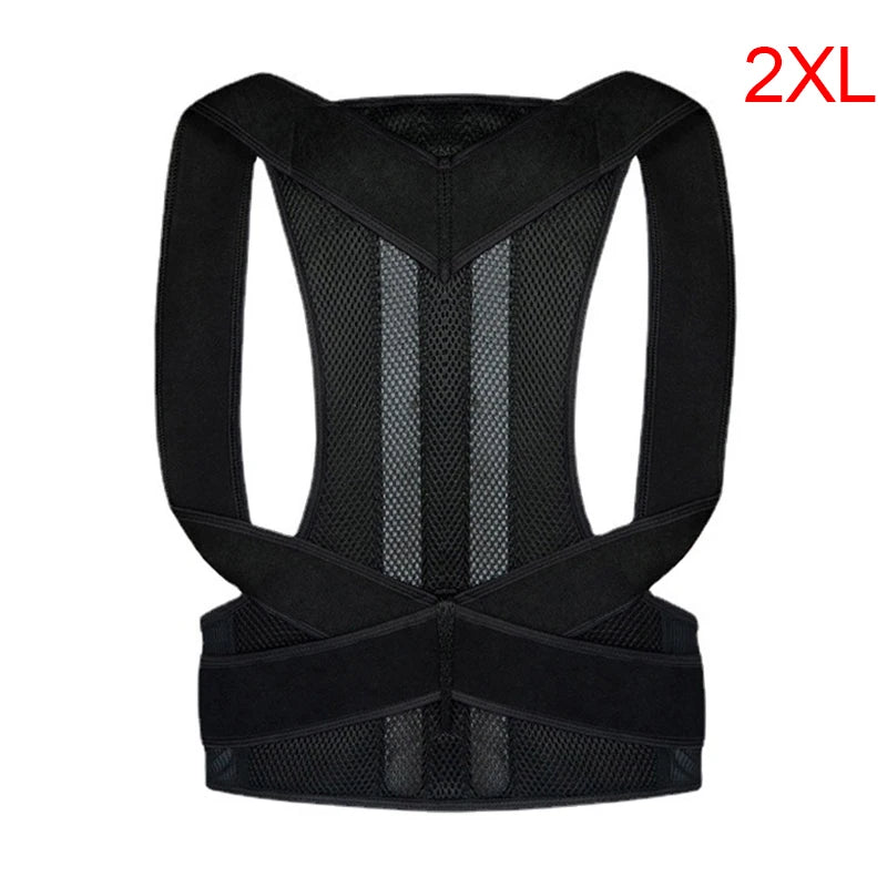 High-concerned Chemical Posture Corrector Back Brace Unisex Adjustable