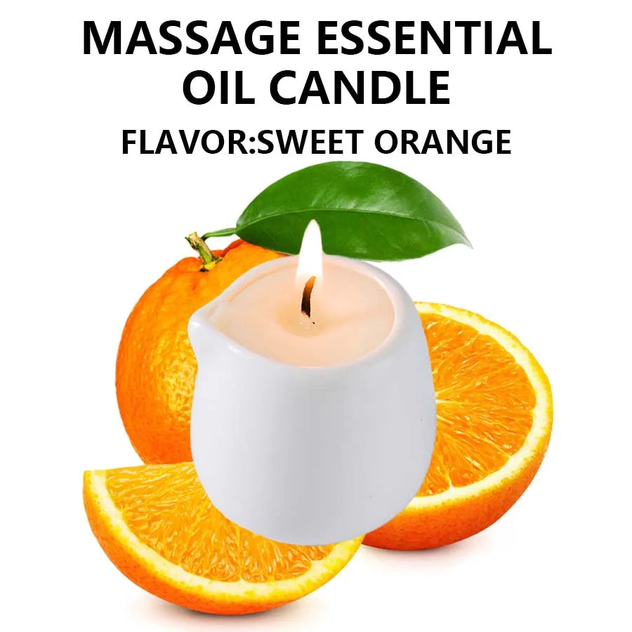 High-Concerned Massage Oil Candle Fruity Scent Hydrating Relaxation